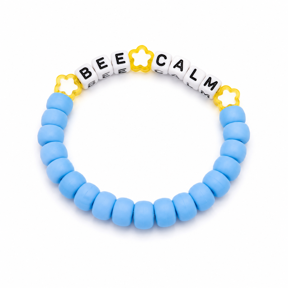 Bee 🐝 Calm Blue and Yellow Bracelet